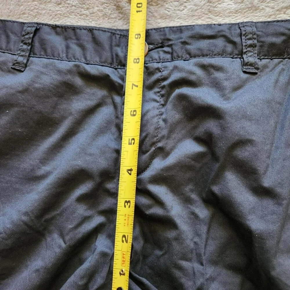 Merona vintage y2k black 100% cotton shorts Sz 8 classic minimalist preppy